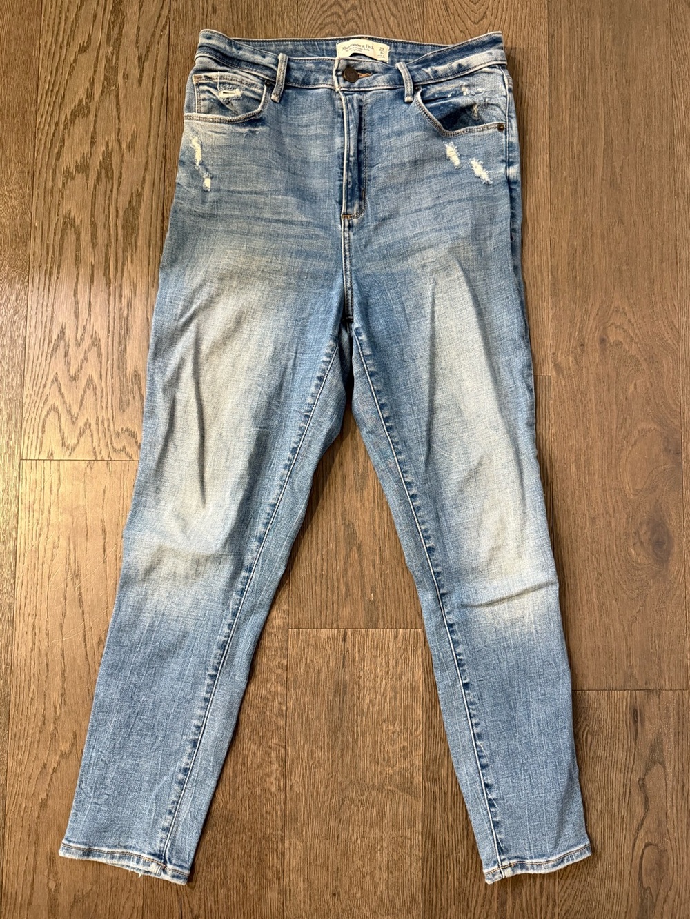 Abercrombie & Fitch Curve Love High Rise Super Skinny Ankle Jean